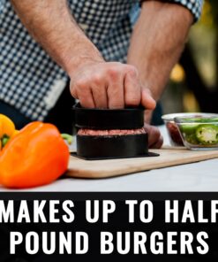 Grillaholics Stuffed Burger Press and Recipe eBook - Extended Warranty - Hamburger Patty Maker for Grilling - BBQ Grill Accessories 27 81kctoObegL