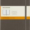 Moleskine Classic Notebook, Hard Cover, Large (5" x 8.25") Ruled/Lined, Earth Brown, 240 Pages