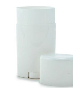 Vivaplex, 10, White, Empty, 2.5 oz Deodorant Containers with Caps 10 81kebefvF9L
