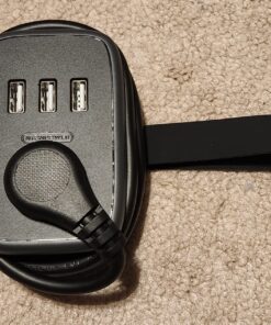 NTONPOWER Travel Power Strip with USB Ports, Portable Small Power Strip with 3FT Wrapped Flat Plug Extension Cord, 2 Outlets 3 USB Ports, Non Surge Protector for Cruise Ship Hotel Black 2 Outlets 3 USB-A 1 Pack 50 81kf7UnX7dL