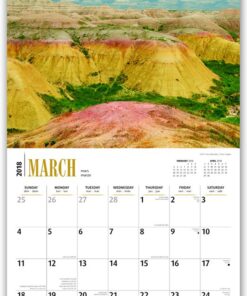 National Parks 2018 12 Inch x 12 Inch Square Wall Calendar with Foil-Stamped Cover, America USA Outdoors (English, French and Spanish Edition) Calendar, Wall Calendar, June 1, 2017 11 81kffJ7C0iL