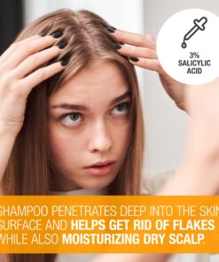 Neutrogena Scalp Therapy Anti-Dandruff Shampoo Extra Strength, with 3% salicylic acid, Fragrance Free, 12 fl oz 13 81khSWkf rL