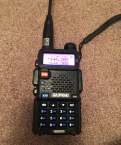 BAOFENG UV-5RTP 8/4/1W Two-Way Radio, High Power Dual Band Long Range for Adults, Tri-Power Handheld Ham Radio with Speaker Mic, Programming Cable (2 Pack) 2 Pack+Speaker Mic 22 81ki2DFNU8L