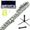 Sky C Flute with Lightweight Case, Cleaning Rod, Cloth, Joint Grease and Screw Driver - Curved Silver 8 81kiGczFBjL