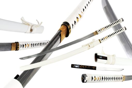 Vulcan Gear Handmade Zetsurin Samurai Katana Sword Sharp Choose Your Color WHITE