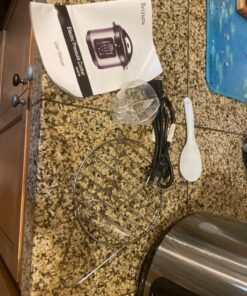 Electric Pressure Cooker: 6 Quart 9-in-1 Multi-Functional Built-in 11 Presets Programs Pressure Pot, Multi Cooker, Slow Cooker, Rice Cooker, Steamer, Sauté, Yogurt Maker, Warmer & Sterilizer 6 Quarts 44 81kkP06LrqL