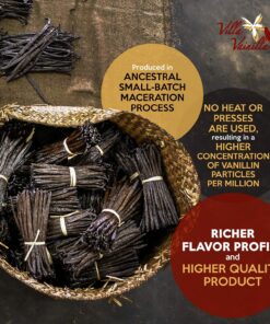 Villa Vainilla Pure Vanilla Extract - Premium Concentrated Vanilla, Real, Natural, Gourmet Vanilla Flavor from Mexico (8.4 Fl Oz Pure Vanilla Extract) 8.4 Fl O (Pure vanilla Extract) 15 81klW qXsvL