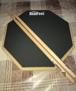 Evans RealFeel - Drum Practice Pad - Drum Pad - Drummer Practice Pad - Gum Rubber & Neoprene, 2 Sided, 12 Inch 2-Sided 39 81kmChFUAL