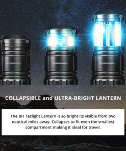 Alternative view of Bell + Howell Taclight LED Lantern 8" with Magnetic Base Portable Super Bright Light LED Collapsible Camping Light and Outdoor Torch, for Emergency Survival Lamp During Storms, Power Outages 1 Pack
