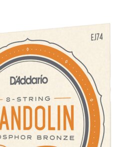 D'Addario Mandolin Strings - Mandolin Strings - Phosphor Bronze - For 8 String Mandolin - Rich, Full Tonal Spectrum - EJ74 - Medium, 11-40 1-Pack 11 81kpDkGEQgL