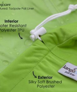 Kanga Care Seam Sealed Drawstring Reusable Diaper Pail Liner Large Barrel Shape 26" Height x 51" top x 33" Base | Aquarius 10 81kpJo9vyjL