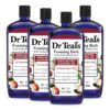 Dr Teal's Foaming Bath with Pure Epsom Salt, Shea Butter & Almond, 34 fl oz (Pack of 4) (Packaging May Vary) 52 81kqEFTYo7L