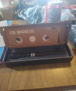 KUCHEY Magnetic Flashlight Pickup Tool Dad Gifts Stocking Stuffers for Men Cool Magnet Telescoping Gadgets with LED Gifts for Mens Husband Him Birthday Christmas Gifts Black 25 81kqXNnOe7L