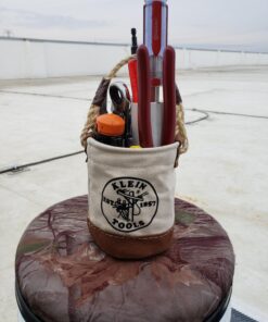 Klein Tools 5104MINI Mini Tool Bucket, Leather-Bottom 44 81kqXokCpEL