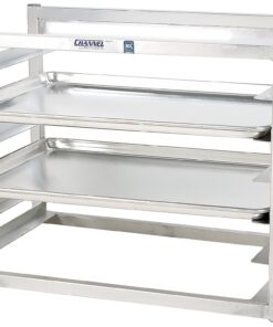 Channel Manufacturing AWM-10 10 Pan Side Load Wall Mount Sheet / Bun Pan Rack - Assembled