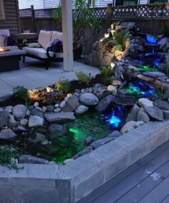 Partsam 4Pcs 1-1/4" Livewell Blue Outdoor Path Garden Yard Stair LED Deck Step Lights Clear Lens, Mini Round Led Boat Lights 12V Interior Exterior Under Water IP68 27 81krmkMA3TL