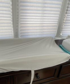 TILLYOU Changing Pad Cover Set in Soft Jersey Material - Fits 32"/34''x16" Contoured Pad for Babies,Peachy Pink & Lt Gray 2 Piece Assortment 2-pack Peachy Pink & Lt Gray 36 81ksb9oXxtL