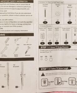 PERLESMITH Tilting TV Wall Mount Bracket Low Profile for Most 23-60 inch LED LCD OLED, Plasma Flat Screen TVs with VESA 400x400mm Weight up to 115lbs, Fits 16" Wood Stud Black 29 81kuKRaxg0L