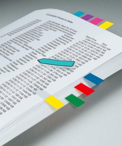 3M Post-It Flags to-Go, 1/2 X 1-3/4, 5-Standard Colors, 100 Flags/Pack (6835Cf) Assorted Primary Colors 13 81kuPzLfvkL