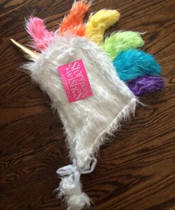 Storybook Wishes Plush Soft Fuzzy Unicorn Child/Youth Hat, White 36 Months White Unicorn Hat, Child/Youth 27 81kuUeGmmCL