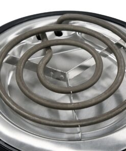 Alternative view of Elite Gourmet ESB-300X Single Countertop Coiled Burner, 1000 Watts Electric Hot Plate, Temperature Controls, Power Indicator Lights, Easy to Clean, Black