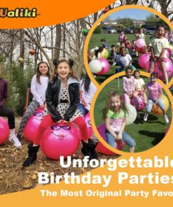 WALIKI Hopper Ball for Kids| Hippity Hop | Jumping Hopping Therapy Ball | Birthday Gift | Blue | Ages: 3-6 | 18"/45CM Ages: 3-6 (18"/45CM) 26 81kuv1TTtdL