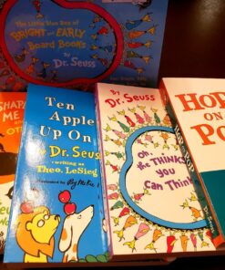 The Little Blue Boxed Set of Bright and Early Board Books by Dr. Seuss: Hop on Pop; Oh, the Thinks You Can Think!; Ten Apples Up On Top!; The Shape of ... Other Stuff (Bright & Early Board Books(TM)) 27 81kuyLIskaL