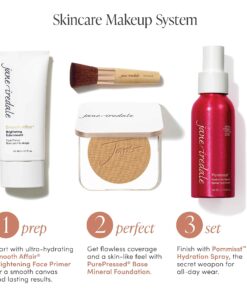 jane iredale PurePressed Base Mineral Foundation Refill or Refillable Compact Set| Semi Matte Pressed Powder with SPF | Talc Free, Vegan, Cruelty-Free Satin 15 81kv0zvFJSL 1