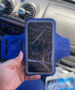 TRIBE Running Phone Holder Armband. iPhone & Galaxy Cell Phone Sports Arm Bands for Women, Men, Runners, Jogging, Walking, Exercise & Gym Workout. Fits All Smartphones. Adjustable Strap, CC/Key Pocket L: iPhone+/Pro Max/XR/XS Max/Galaxy+/Ultra/Note 29 81kw 452s9L