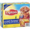 Lipton, Black Tea, Cold Brew, Family Size Tea Bags, 22-Count Boxes (Pack of 3) 9 81kw24iW ML