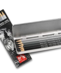 CREATIVE ART MATERIALS Grafwood 6 Piece Metal Box Set (775.306) 11 81kyFv0Ar L