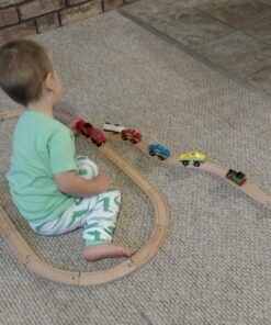 Melissa & Doug Classic Wooden Figure Eight Train Set (22 pcs) 33 81l L6T5BfL 2