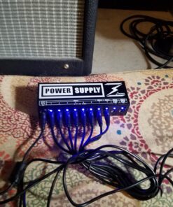 Donner DP-2 Guitar Pedal Power Supply High Current 10 Isolated DC Output for 9V/12V/18V Effect Pedals 60 81l mfdwpDL