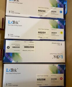 LxTek Remanufactured Toner Cartridge Replacement for Xerox WorkCentre 6027 6025, Phaser 6022 6020 (1 Black 106R02759, 1 Cyan 106R02756, 1 Magenta 106R02757, 1 Yellow 106R02758, 4 Pack) 25 81l01X5h2pL
