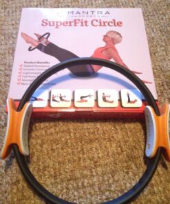 Pilates Ring Circle, Fitness Ring Magic Circle Pilates Ring 13 Inch, Inner Thigh Exercise Equipment for Women, Thigh Master Pilates Equipment for Home Workout, Pelvic Floor Muscle Trainer Power Kit Black (For Heights 5'0" - 5'9") 31 81l16gN0FfL