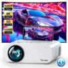 Pericat 5G WiFi Projector Bluetooth,10000L Native 1080P Outdoor Portable Video Projector 4K Supported,Home Theater Movie Projector 300'' Display,Compatible iOS/Android//PC/TV Stick/PS5 White 15 81l1tEaGVmL