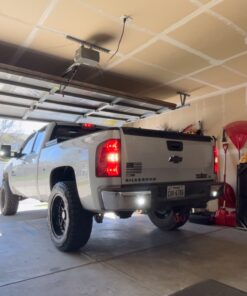 DWVO Flush Mount LED Pods 4.8Inch 2PC, 42W Triple Row Driving Lights 6300LM Work Light Flush LED Light Bar Fog Lights Off Road Lights for Truck UTV ATV SUV Boat Driving Lights Side Shooter Led Light 27 81l2rWXLq6L