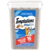 TEMPTATIONS MIXUPS Crunchy and Soft Cat Treats Surfer's Delight Flavor, 16 oz. Tub 10 81l46sO5l7L