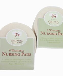 TL Care Twin Pack Nursing Pads Made with Organic Cotton, Natural Color, 12 Count 9 81l4SCBHinL