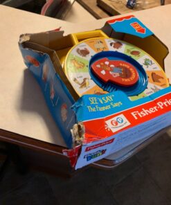 Fisher Price Classics - Farmer Says See 'n Say - Vintage Learning Toy, Sounds and Animals, Interactive Retro Game for Kids, Girls, Boys, Baby, Preschoolers, Toddlers, Unisex Ages 18 Months + 38 81l4TNTq7bL