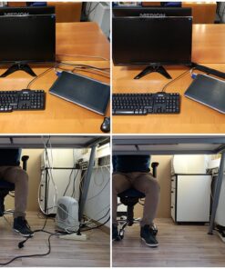 Premium 63'' Cable Management Sleeve, Best Cords Organizer for TV On Wall, Desk, Computer, Office, Home - DIY Adjustable Reversible Black and White Neoprene Cord Hider Wire Cover Concealer Wrap 63 inches 27 81l63D2lOZL