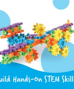 Learning Resources Gears! Gears! Gears! Super Building Toy Set, STEM Toys, Construction Toys, Gears for Kids, 150 Pieces, Ages 3+ Mini 23 81l6LuPDQ5L