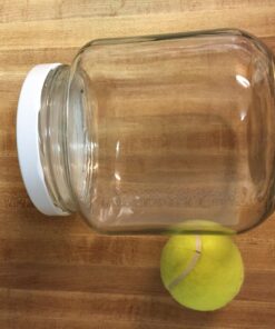 Cornucopia Brands 64oz Clear Wide-mouth Glass Jar, BPA free Food Grade w/Metal Lid (Half Gallon); 2 Quart Jar to Make Greek Yogurt/Kefir or Pickles 1 36 81l6tQSnrqL