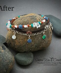 LolliBeads 5mm Flat Genuine Leather Cord Braiding String Dark Brown Espresso (2 Yards) 5mm_2yards Flat_dark_brown 7 81l7C fmBL