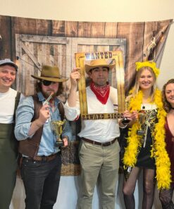 Beistle Wanted Photo Booth Fun Selfie Frame Western Party Supplies, 15.5" x 23.5", Multicolored 24 81l7ZTXGCaL