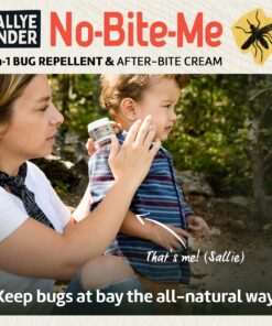 Sallye Ander "No-Bite-Me" All Natural Bug Repellent & Insect Repellent - Anti Itch Cream - Safe for Kids and Infants - Repels Mosquitoes, Fleas, and Ticks - 2 oz - Organic Bug Repellent for Skin 2 Ounce (Pack of 1) 29 81l9HzOnbrL