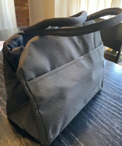 DALINDA Lunch Bag Lunch Box for Women Men Reusable Insulated Lunch Tote Bag,Leakproof Thermal Cooler Sack Food Handbags Case High Capacity forTravel Work School Picnic- Black 35 81l9cC2 h6L