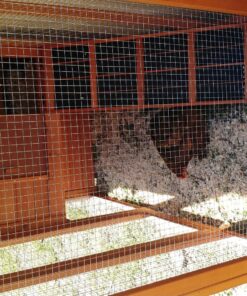 TRIXIE Pet Products Chicken Coop with Outdoor Run, 66.75 x 30.25 x 41.25 inches 66.8"L x 30.3"W x 41.3"H 60 81lA6trBaL