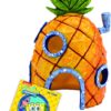 Penn-Plax Spongebob Squarepants Officially Licensed Aquarium Ornament – Spongebob’s Pineapple House – Medium 5.25" Pineapple House 45 81lAhfDD9TL