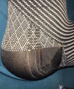 Bitly Plantar Fasciitis Compression Socks for Women & Men - Best Ankle Compression Sleeve, Nano Brace for Everyday Use - Provides Arch Support & Heel Pain Relief (Black, Small) Black 1 28 81lAk1jBykL